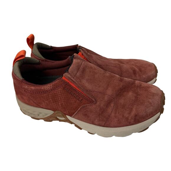 Merrell Shoes - Merrell Jungle Moc AC+ Shoes Women's Size 8.5 Andorra Red Suede Slip On